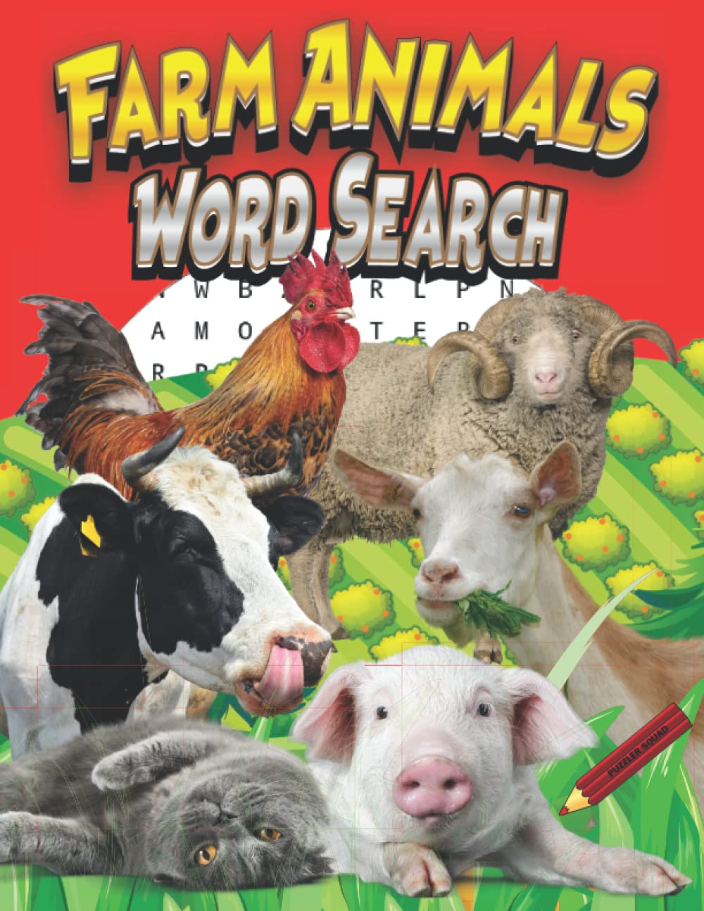 Farm Animal Word Search: Farm Life and Animals Word Search Puzzles for Adults
