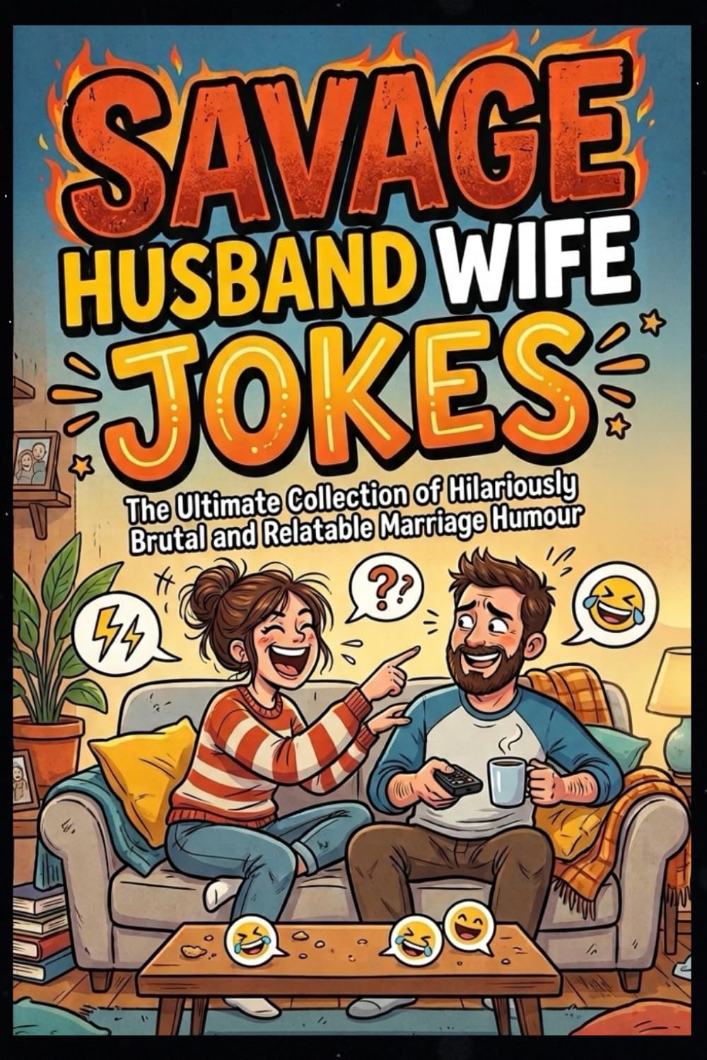 Savage Husband Wife Jokes: Hilarious Marriage Jokes, Funny Couple Conversations & Savage Relationship Humor