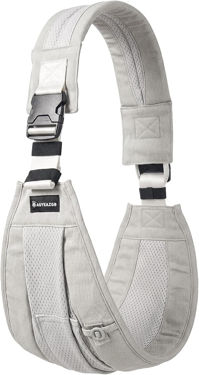 Mesh Toddler Carrier, 6-48 Months (16-44 lbs), Beige, Regular | Adjustable Back Tightness, High Back Support, Breathable Material, Large Pocket