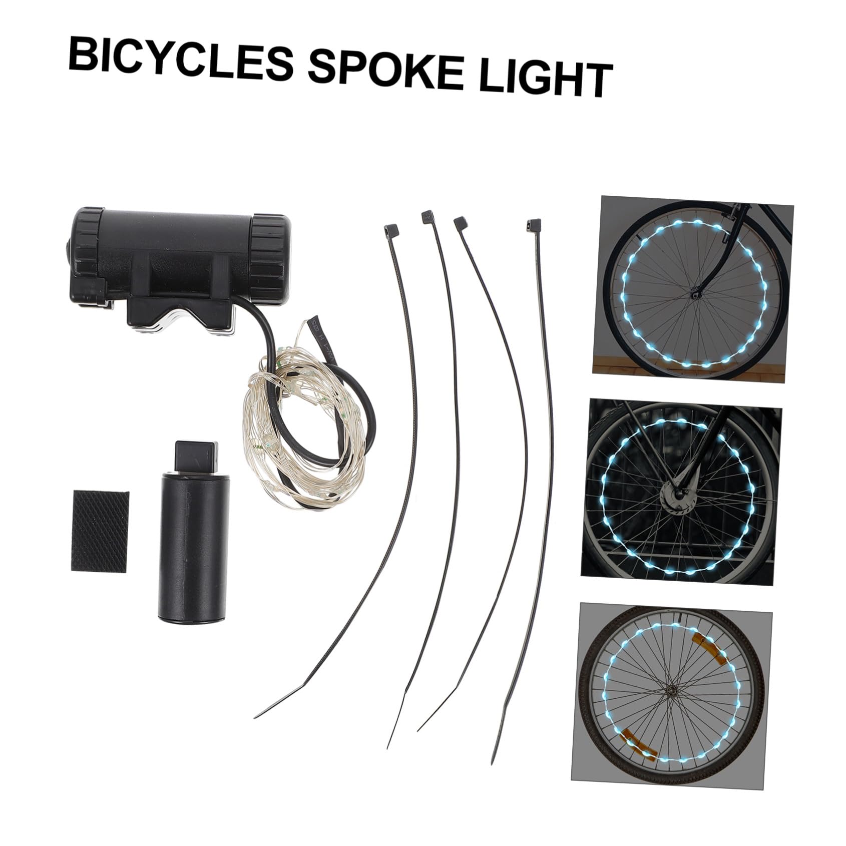 LED per Ruote Bicicletta Impermeabili per Bici Accessori Decorativi per Biciclette visibilità Notturna
