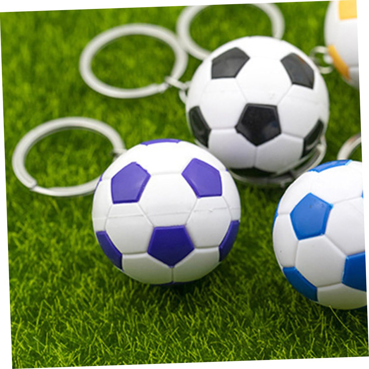 SUPVOX Key Hanging Pendants Soccer Keychain Set Soccer Keychain Sports Ball Key Chain Pendants