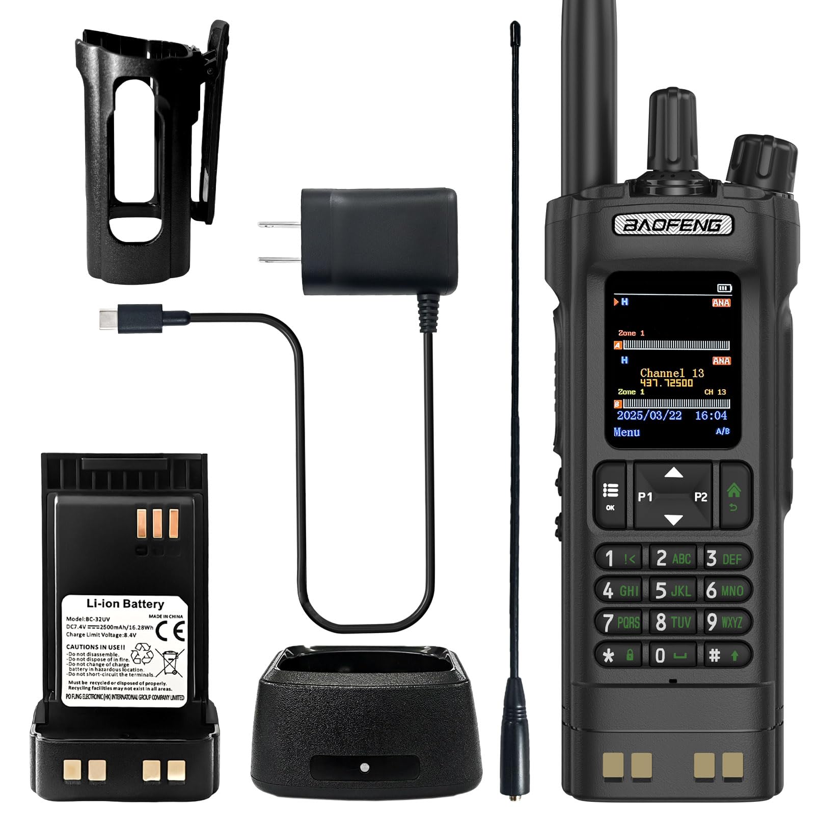 BAOFENG DM-32 / UV-32 DMR Radio GPS/APRS Walkia Talkie