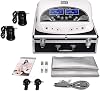 Dual Large Display Ionic Foot Bath Machine 2-Person Foot Spa Detox System with Far Infrared Belts, Himalayan Salt, Disposable Towels & Foldable Buckets, Home Ion Cleanse Foot Soaker