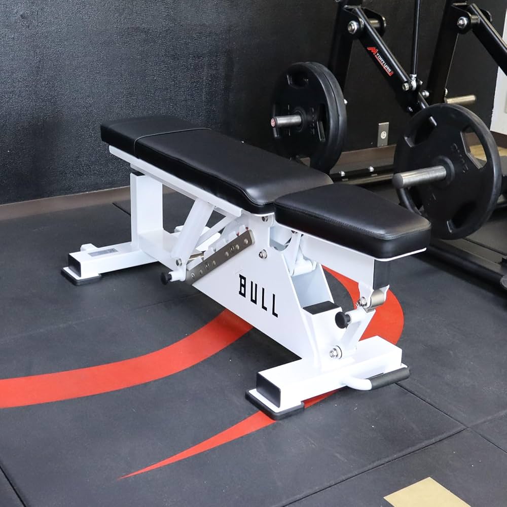 Amazon | ブル(Bull)NEWアジャスタブルベンチ(白) トレーニング Amazon | ブル(Bull)NEWアジャスタブルベンチ(白) トレーニング