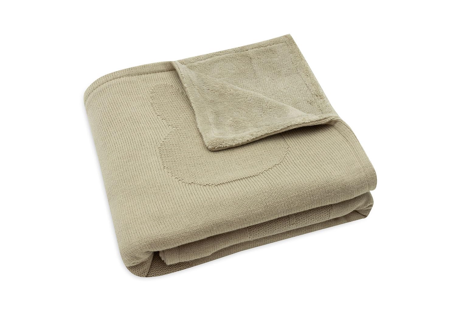 Jollein 517-522-67087 Koc dziecięcy z dzianiny z polaru - Miffy Olive (100 x 150 cm)