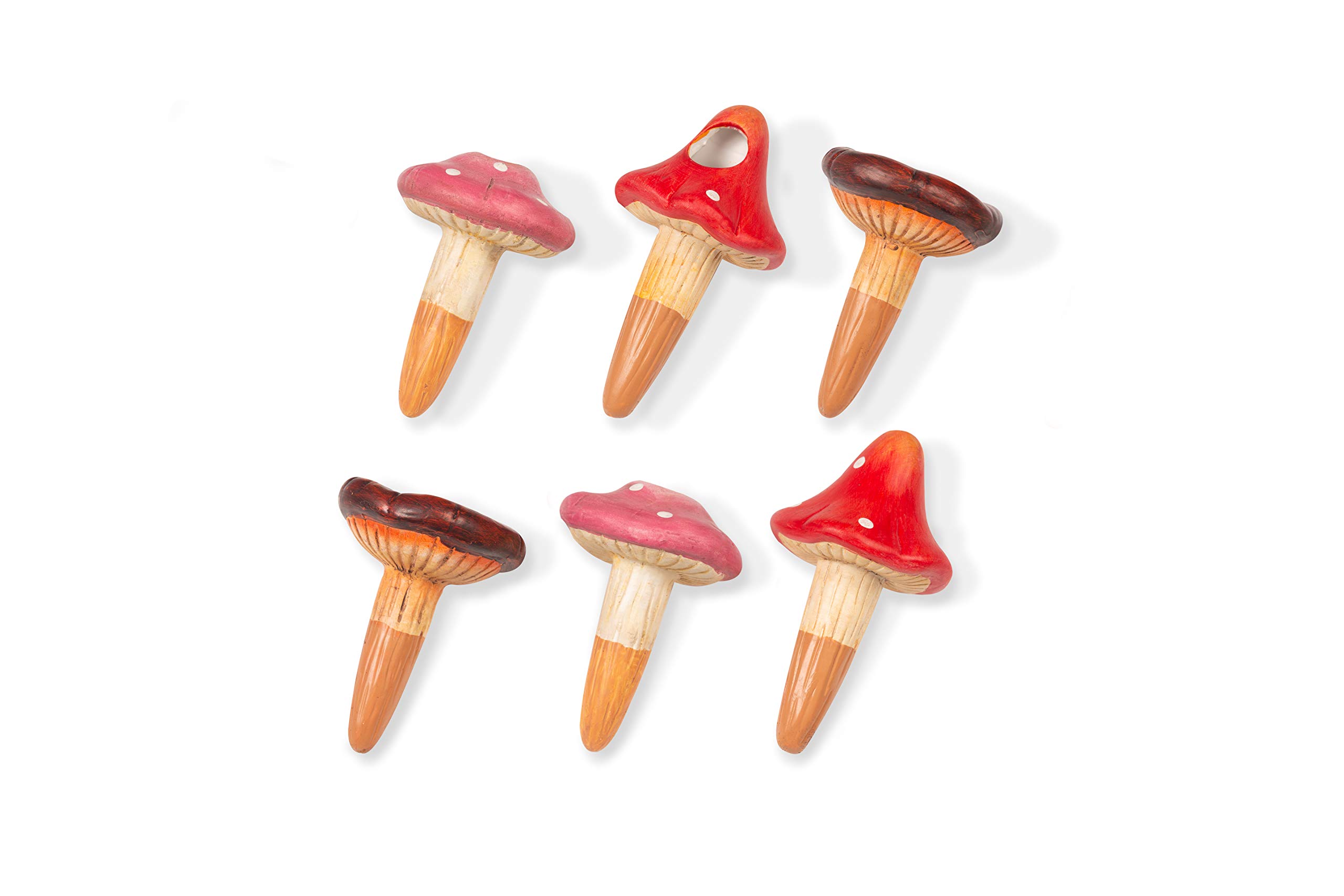 VYV Wellness LLC Matty's Magic Mushrooms Terracotta Watering Spikes for Indoor Plants Watering Device