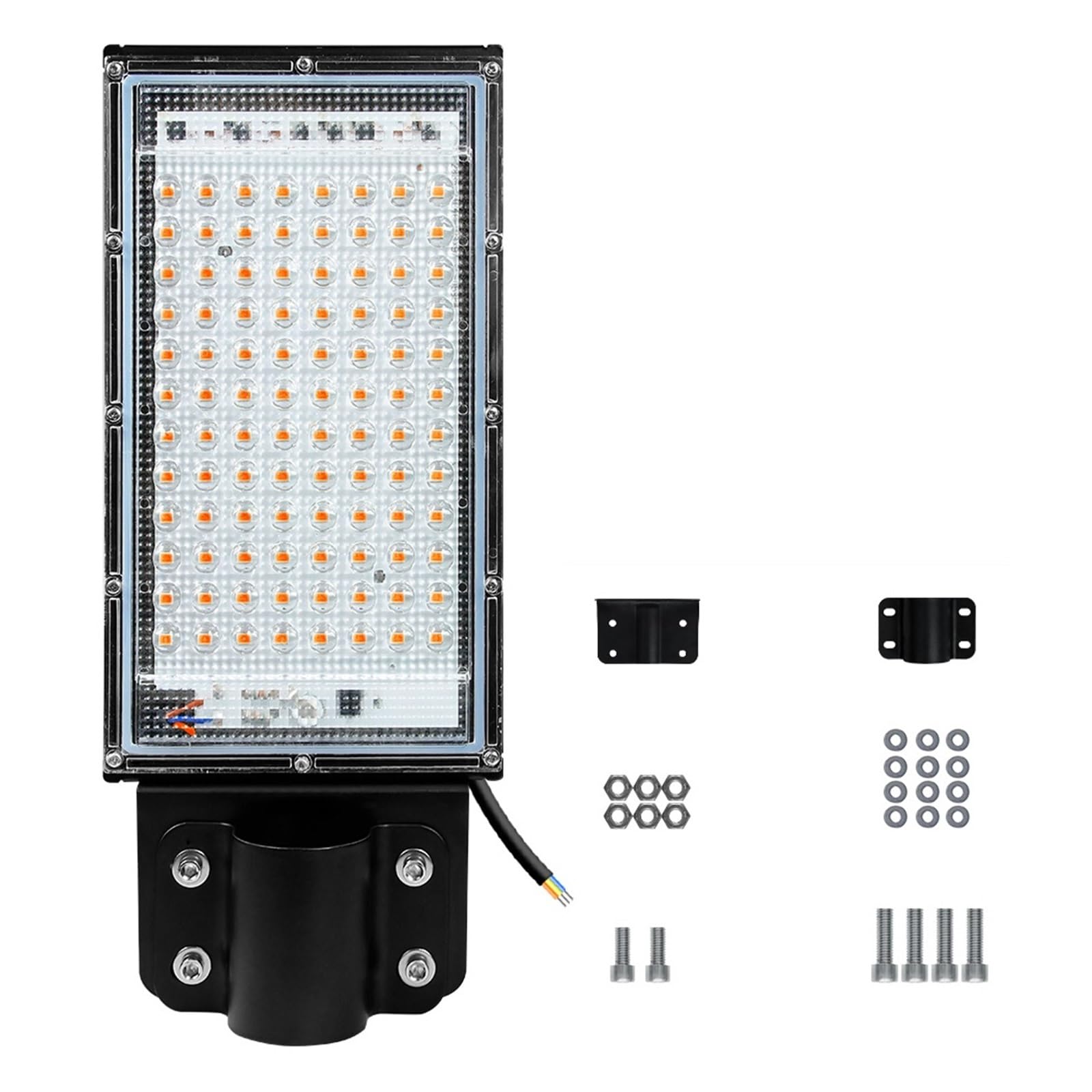 Projecteurs solaires à LED blanc chaud pour éclairage extérieur et applique de jardin