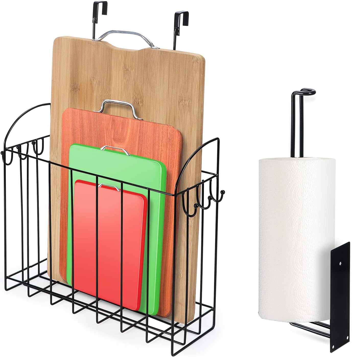 WIFTREY Door Organizer Holder and Paper Towel
