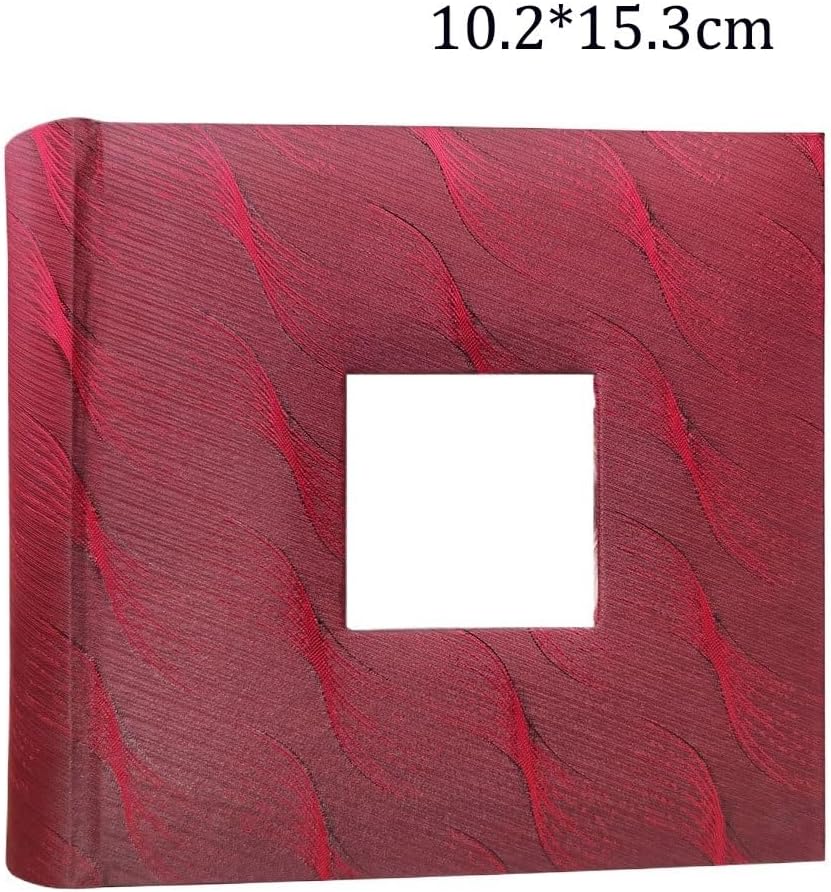 Travel Growth Commemorative Book ﻿ Cloth Cover Album Growth Creative Record Book Pocket Gift Album Applicable to Photos, Receipts, Star Cards, etc(White-Patch Five-Pointed star4)