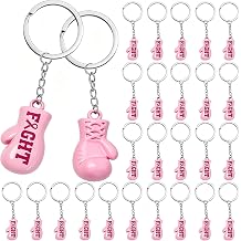 30PCS Breast Cancer Awareness Keychains for Women - Breast Cancer Awareness Pink Ribbon Keychains,Breast Cancer Boxing Glove Keychain,Inspirational Gifts for Women for Party Supplies.