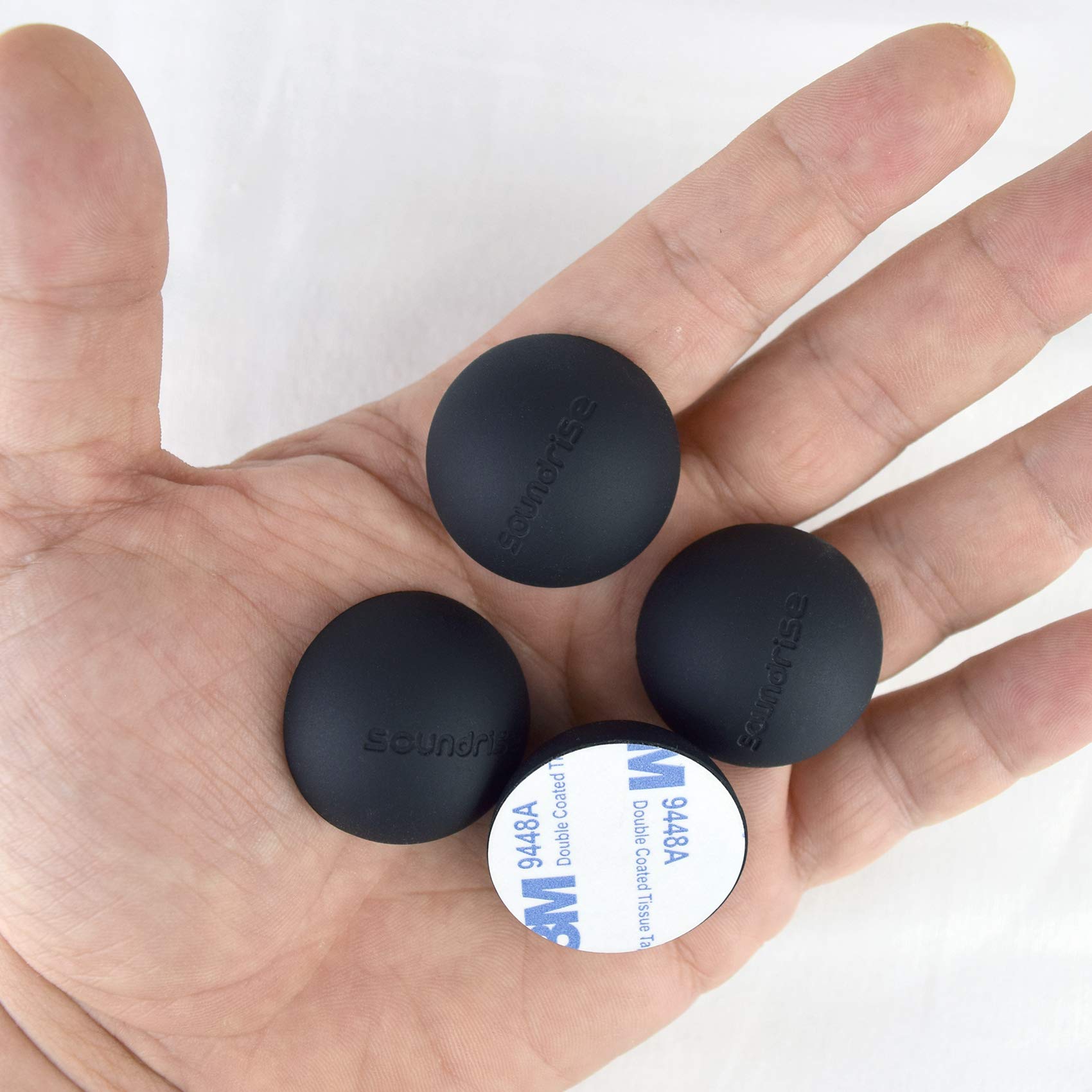 Soundrise Domes Isolation Pads, 1.25” Class A Sound Dampening Anti Vibration Rubber Feet for