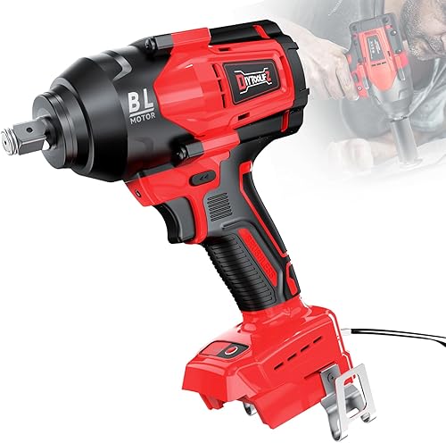 Llave de impacto inalámbrica de 12 pulgada para batería Milwaukee de 18 V, 600 pies-libras (810 N. m) Herramienta eléctrica sin escobillas de alto