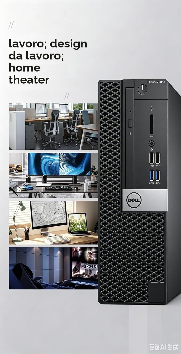 Dell Optiplex 5050 SFF Desktop Computer PC i7-7700 16gb ram(Renewed)