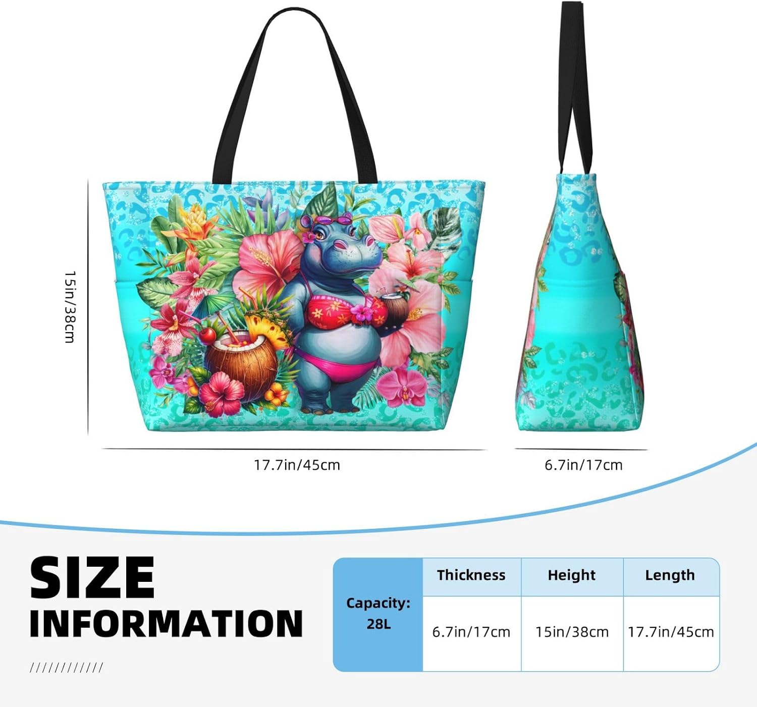 Beach Bags for Women Large Waterproof Beach Tote Bag Zipper Swim Bag Sandproof Pool Bags Large Tote image 5