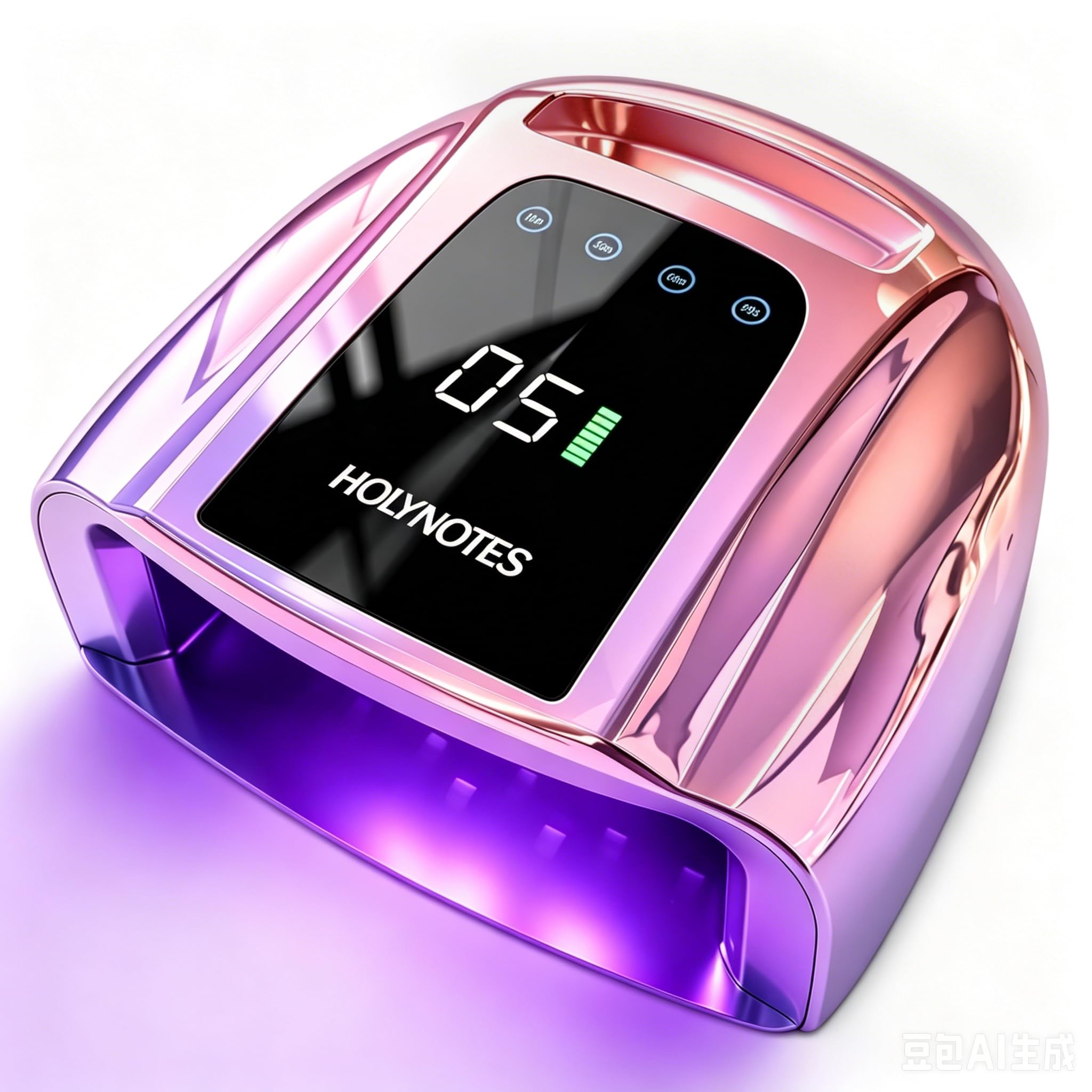 UV Nail Lamp, 96W Cordless Professional Rechargeable UV LED Portable Lamp, 4 Timer Setting and Smart Sensor Gel Nail Dryer, Ideal for Training, Nail Art Practice, Home &amp; Salon