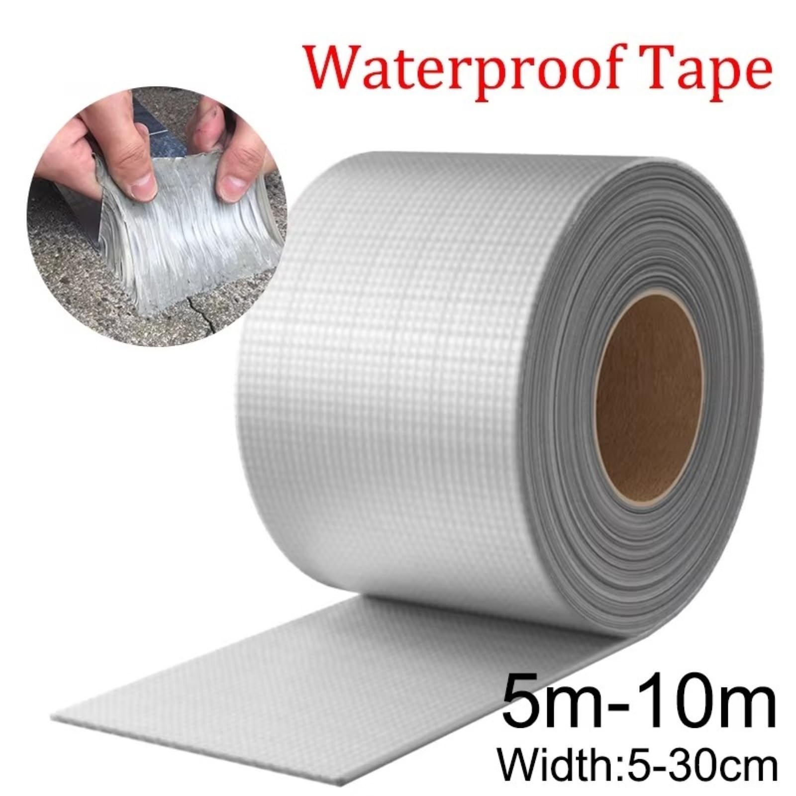 Bande butylique de papier d'aluminium de résistance à hautes températures(50mmx10m)