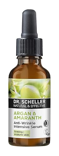 Aceite de argán y amaranto suero intensivo antiarrugas para la piel reafirmante y exigente Dr. Scheller Skin Care líquido de 1 oz