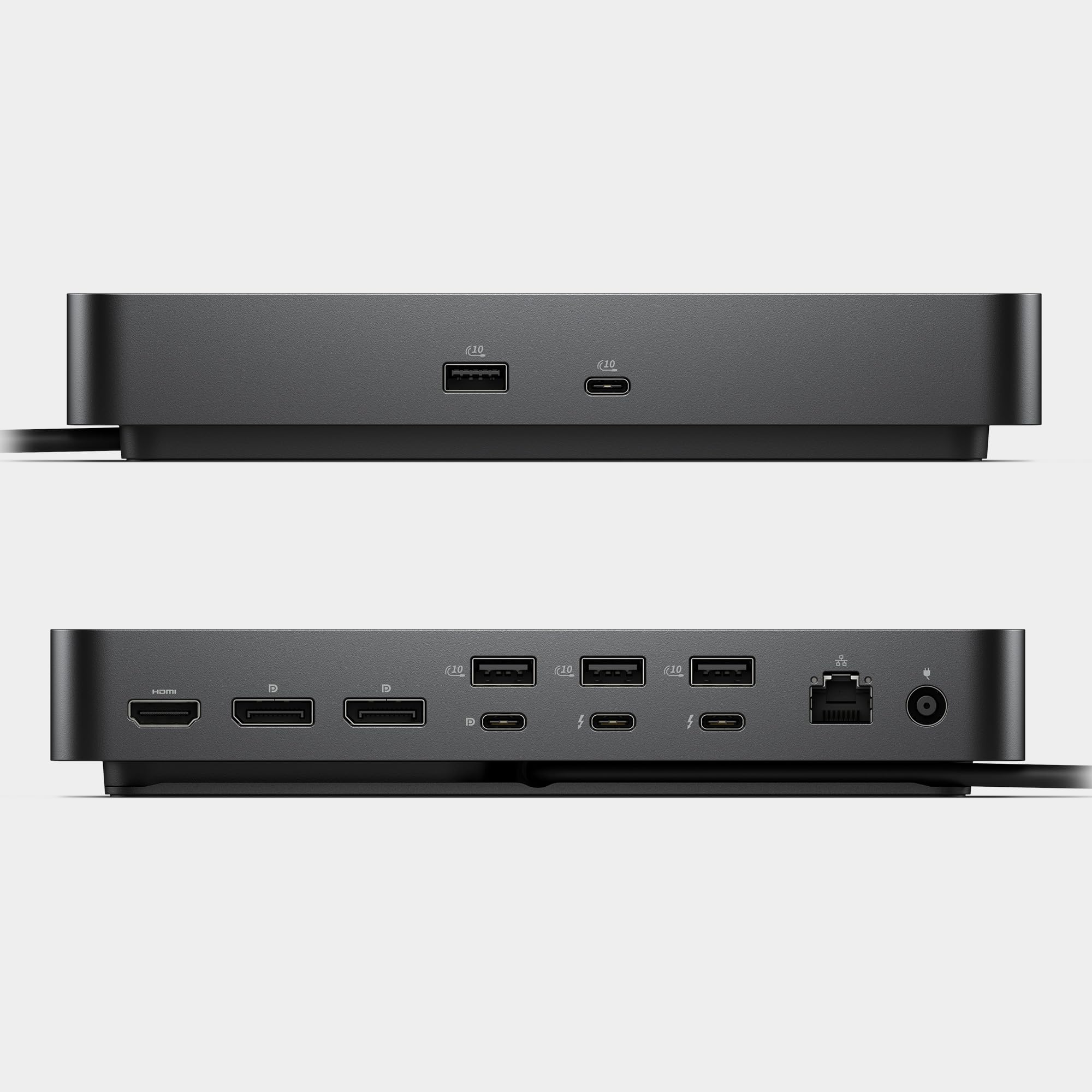 Dell Pro Thunderbolt 5 Intelligente Dockingstation SD25TB5 – Stromversorgung bis 300W, unterstützt 4 Displays 4K 120Hz/8K, 6X USB, HDMI 2.1, DP 2.1, 2.5GbE, Remote-IT-Management, kompaktes Design