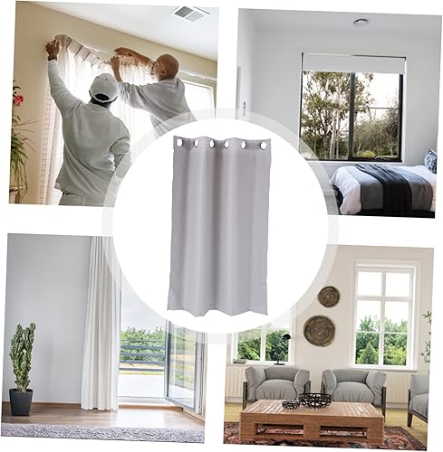 Miniatura 6 de DECHOUS Cortinas de cortina para ventana, cortinas para habitación de lujo, cortinas de oscurecimiento de habitación, con ojales, absorción de