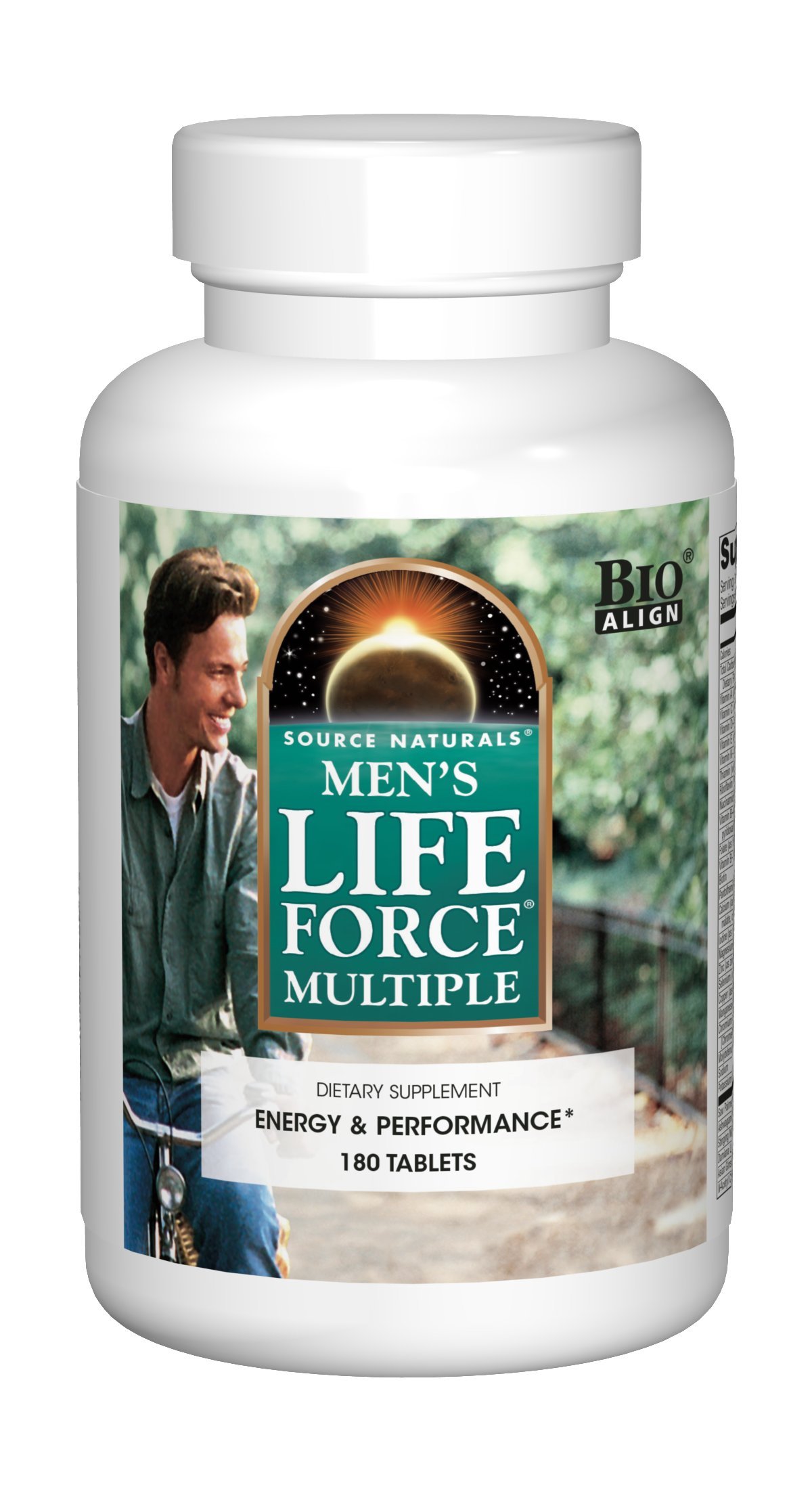 Source Naturals Men's Life Force Multiple Daily Multivitamin & Immune Health Supplement - 13 Essential Vitamins, Nutrients & Minerals - 180 Tablets