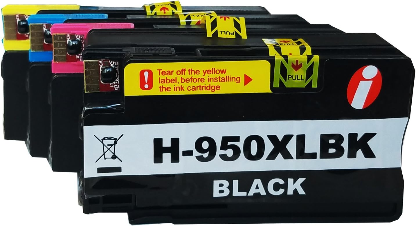 INK4WORK 10 Pack Compatible Ink Replacement for HP 950XL 951XL Ink Cartridge for use with OfficeJet 251dw, 276dw, 8100, 8600, 8610, 8615, 8620, 8625, 8630 Printer