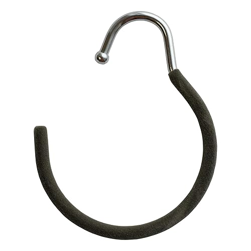 Miniatura 2 de NAHANCO NHMSH25 - Colgador de bufanda de terciopelo flocado para organizar y exhibir (paquete de 25)