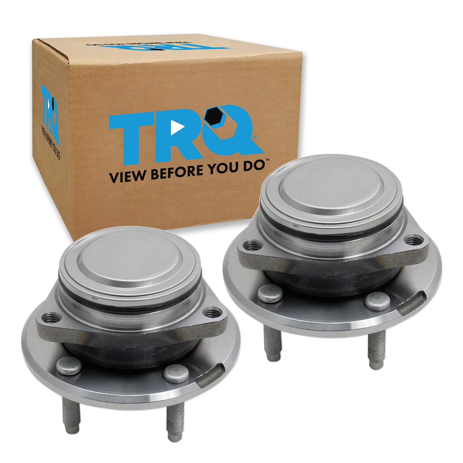 TRQ Front Driver and Passenger Side Wheel Bearing and Hub Assembly Set 2