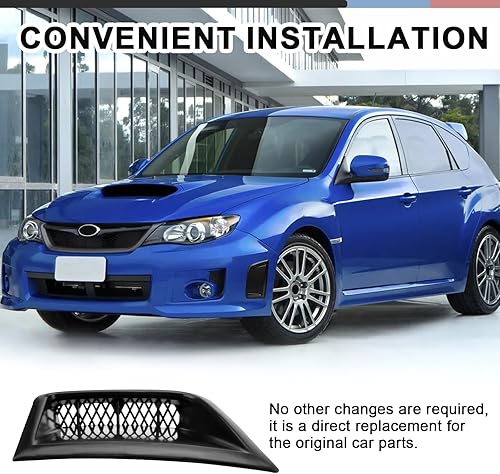 Miniatura 4 de LHCDQSKCW 57739FG020 - Cubierta de esquina para parachoques lateral del conductor izquierdo compatible con Subaru Impreza WRX STi 2008 2009 2010