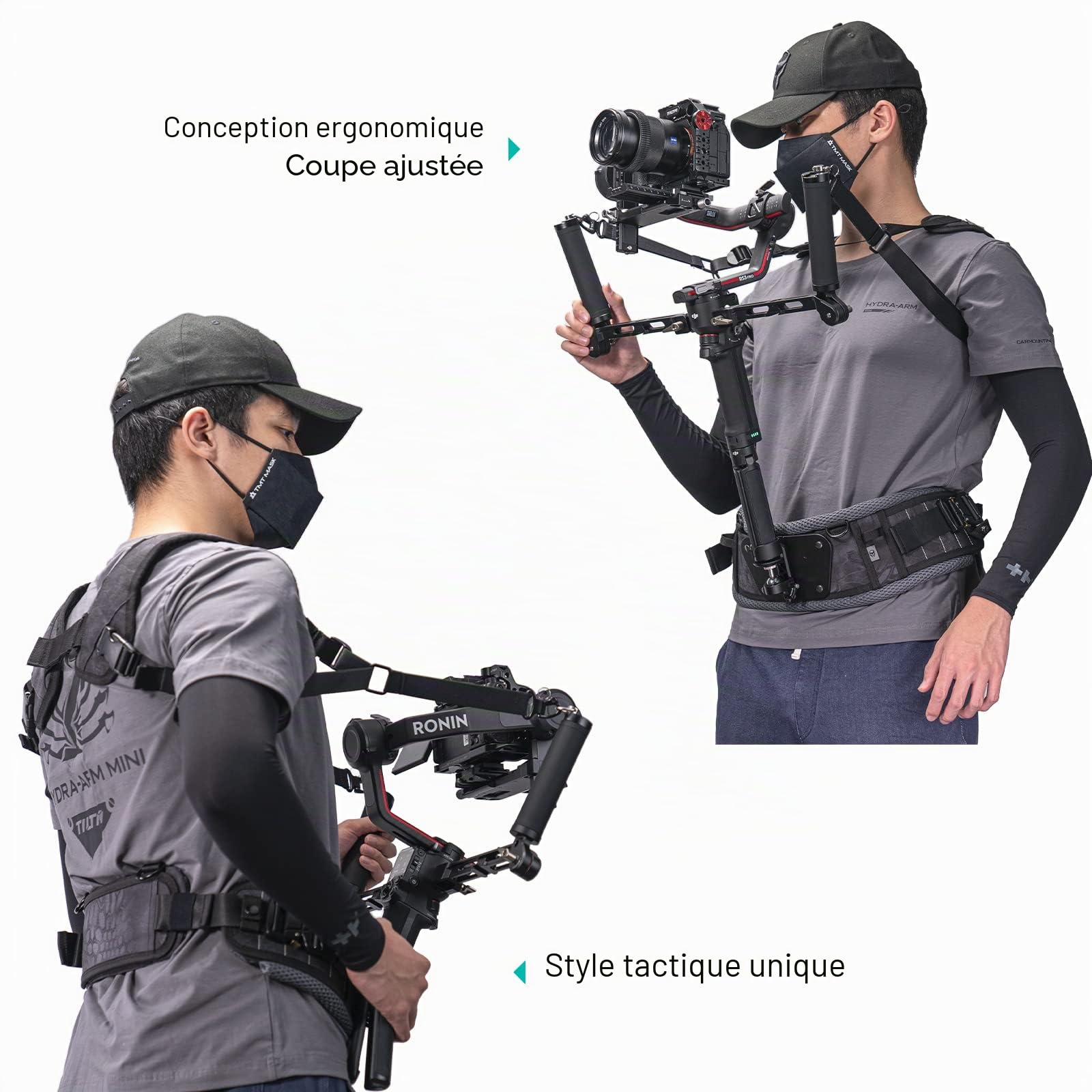 Tilta GSS-T04 Gimbal Support Vest léger Compatible RS 2/RS 3 Pro/RSC 2/RS 3