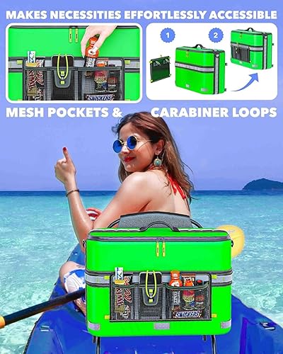 Miniatura 28 de Skywin Enfriador de kayak detrás del asiento, enfriador impermeable para respaldo de asiento de kayak para kayaks, compatible con asientos