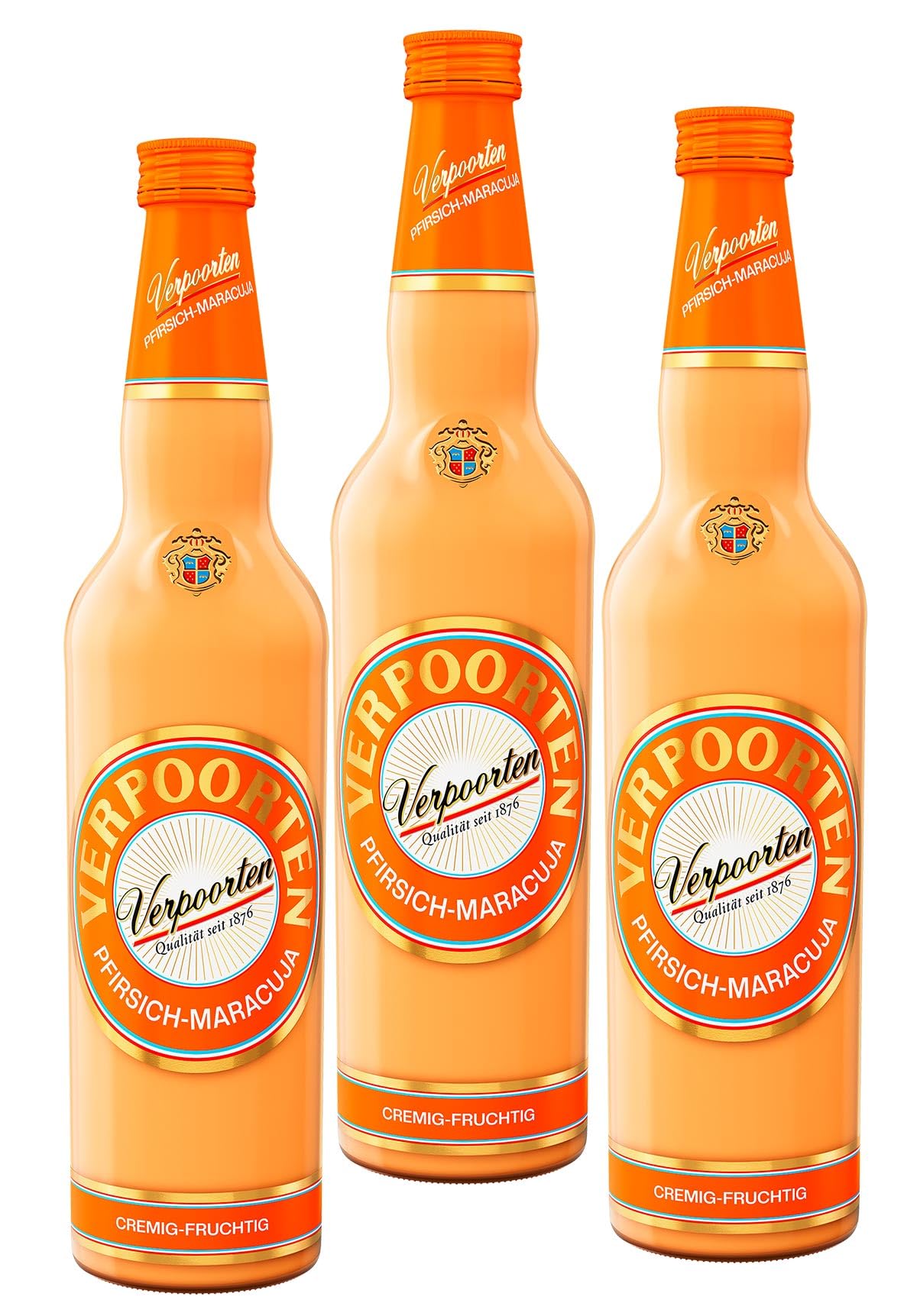 3 x 0,7 L VERPOORTEN PFIRSICH-MARACUJA Eierlikör 17%vol