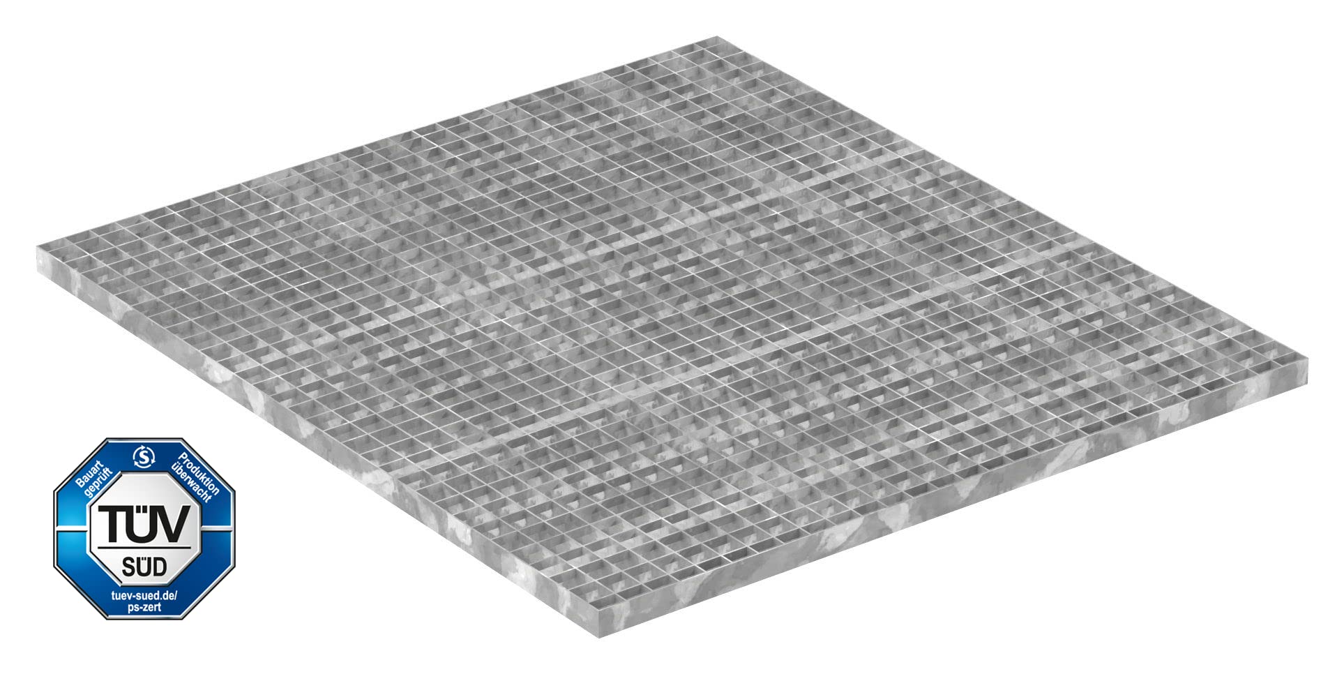 GRIGLIE ZINCATE ANTITACCO 20X2 MAGLIA 33X33- BORDO AC - Lamplast - Foto 2