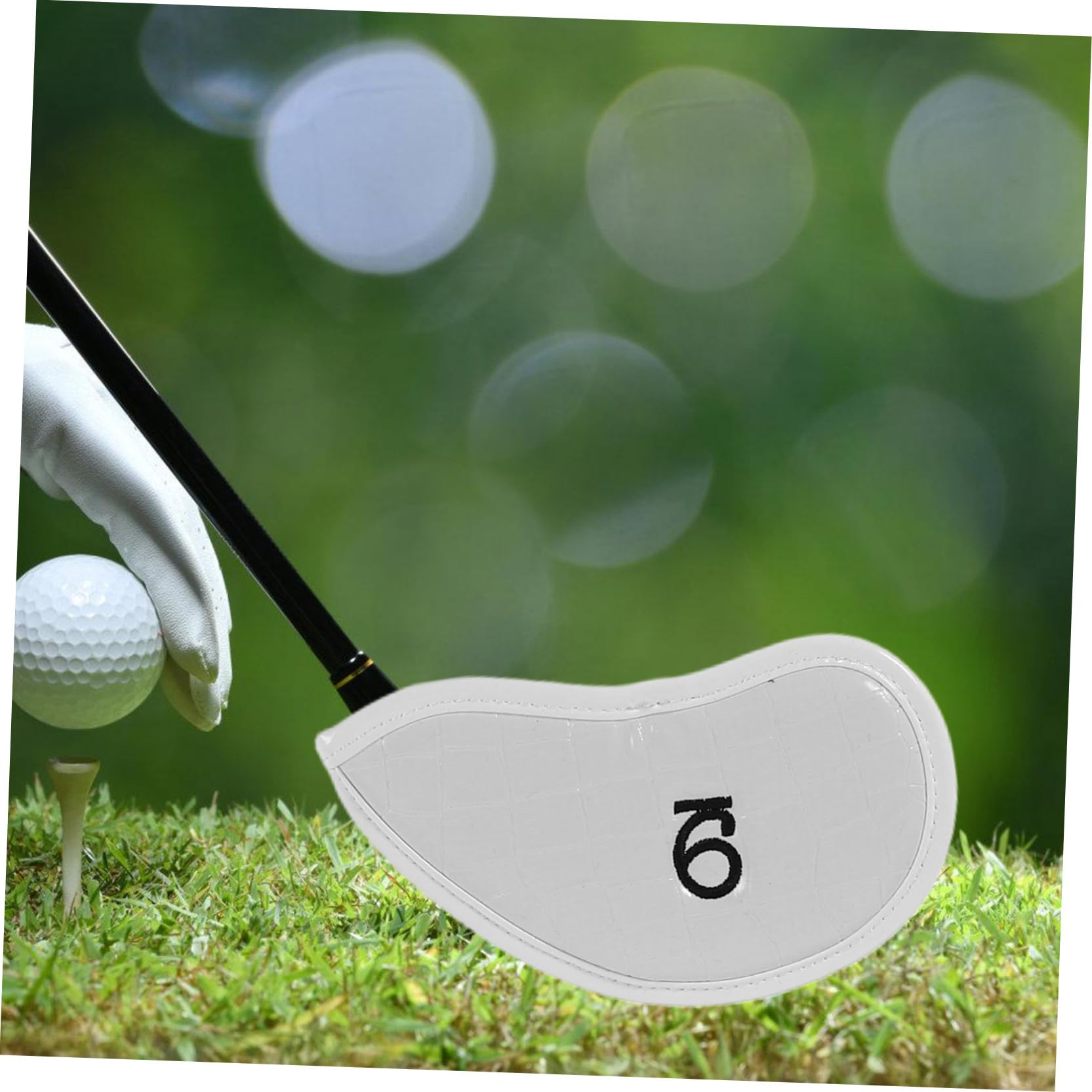 TOYANDONA 12piezas Fundas para Cabezas De Hierro De Golf De PU Protectoras y Elegantes De Palos De Golf para Viajar y Almacenamiento