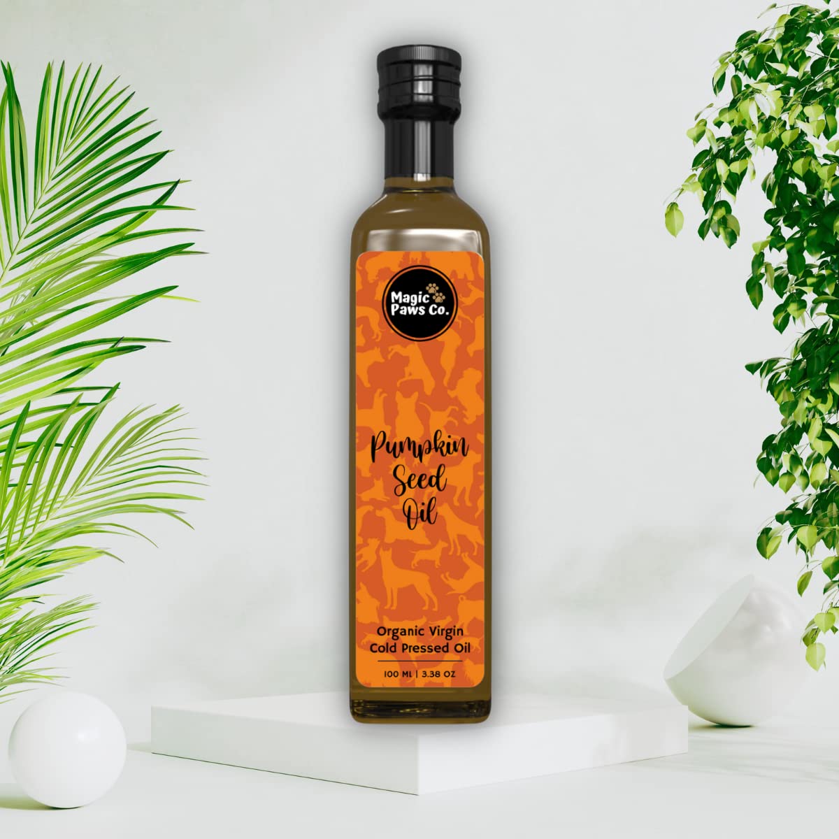 Magic Paws Co. Organic Virgin Cold Pressed Pumpkinseed Oil for Pets | Dogs & Cats | 100ML (B0BV2RHNT2) Amazon Price History, Amazon Price Tracker