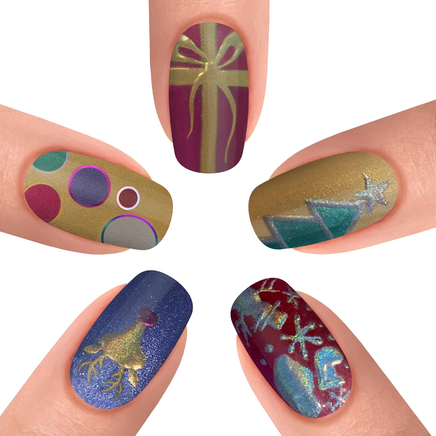 Gelish MINI Holiday Winter A Fuzzy Feeling Collection Value Packs - 9mL TPO-Free Long-Lasting Soak Off Gel Nail Polish, Vibrant Color, High Shine, Chip-Resistant Formula, Professional Quality