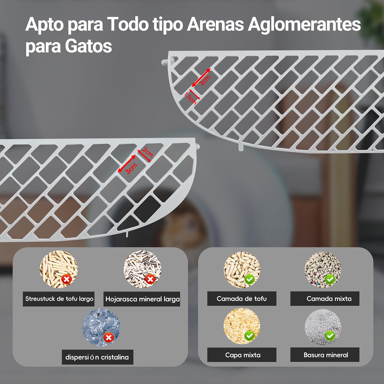 Arenero Automático para Gatos, 65L Gran Capacidad, Autolimpiable con Control App, Sensores de Seguridad Inteligentes, Eliminación de Olores, Ideal para Varios Gatos