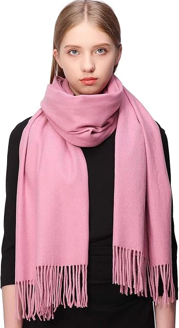 RIIQIICHY Ladies Scarf Pashmina Shawls and Wraps for Wedding Winter Scarfs for Women Warm