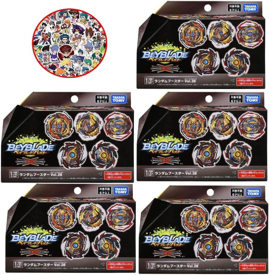 Miniatura 2 de Takaratomy Random Booster Vol28 Paquete de 5 calcomanías Not Complete  Bay Random Stickers  Japón Importación desde Tokio