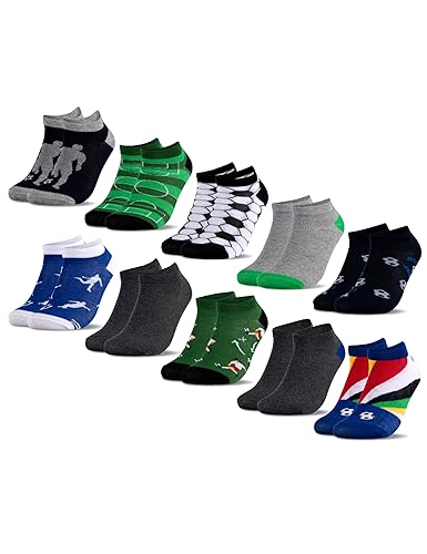 Occulto calcetines tobilleros motivo para niño y niña 10 pares (modelo: Motivo) - Chollo en Moda
