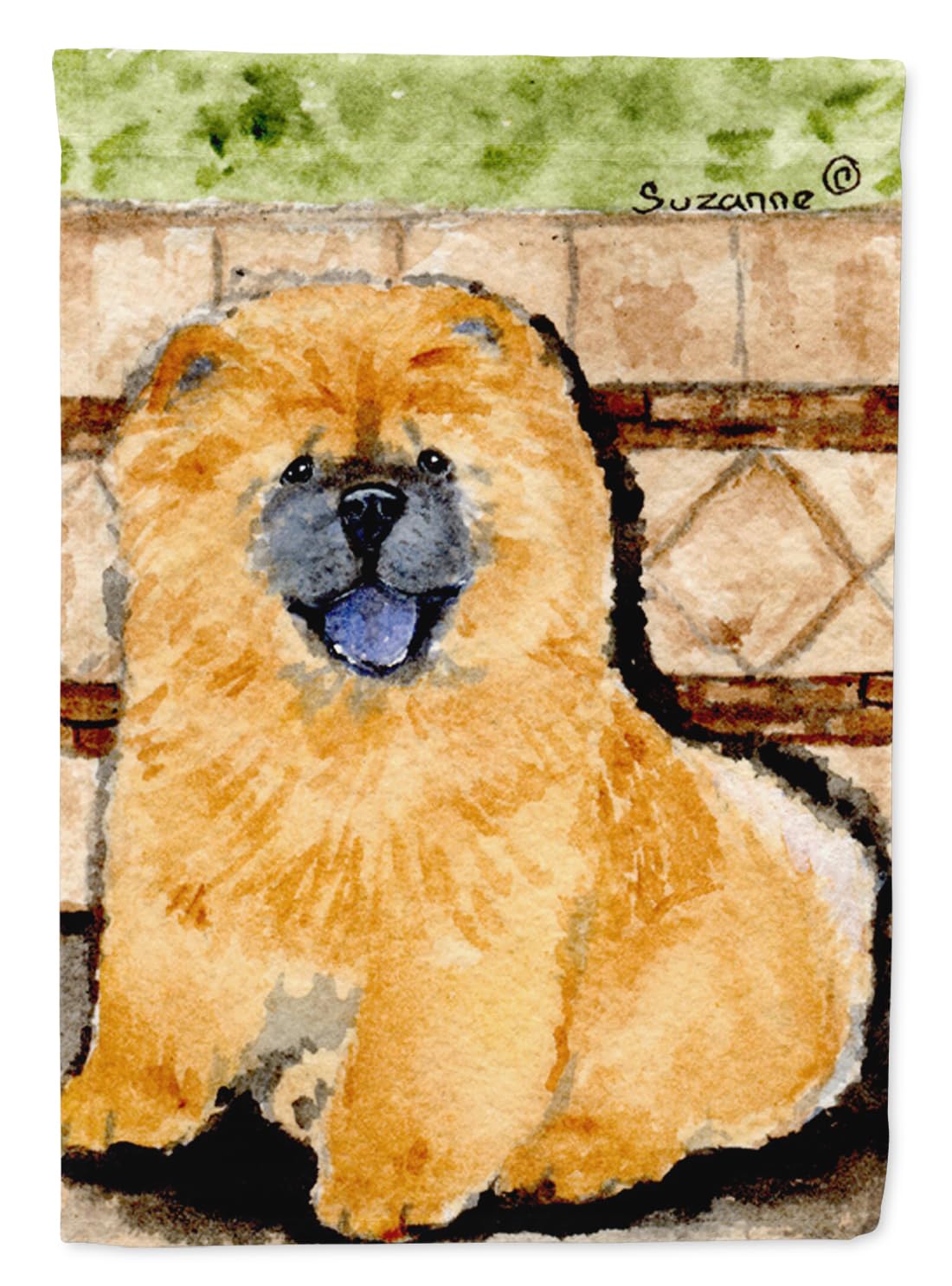 Drapeau chow-chow de fabrication Caroline's Treasures SS8875GF haut en couleur