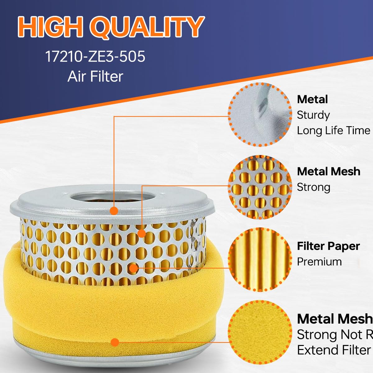 Filtre à Air Adaptable Pour Moteurs HONDA Modèles GX240, GX270, GX340 - Foto 10