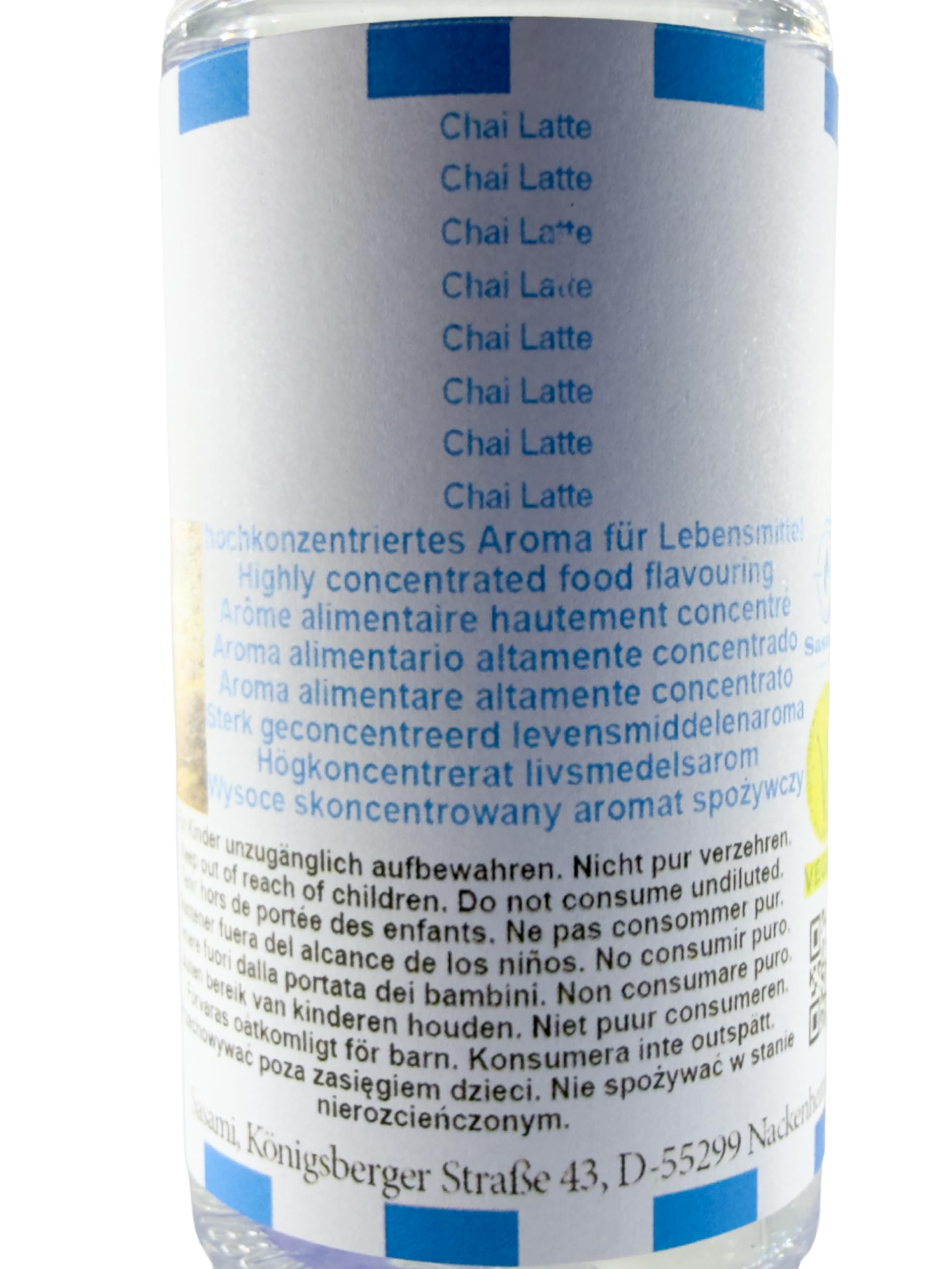 Chai Latte aromat koncentrat – Wegański – Sasami – 100ml