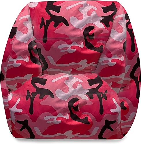 Miniatura 809 de Posh Creations Puf estructurado cómodo para jugar, leer y ver la televisión, Malibu Lounge, tela de lona para colorear, criaturas Criaturas de tela