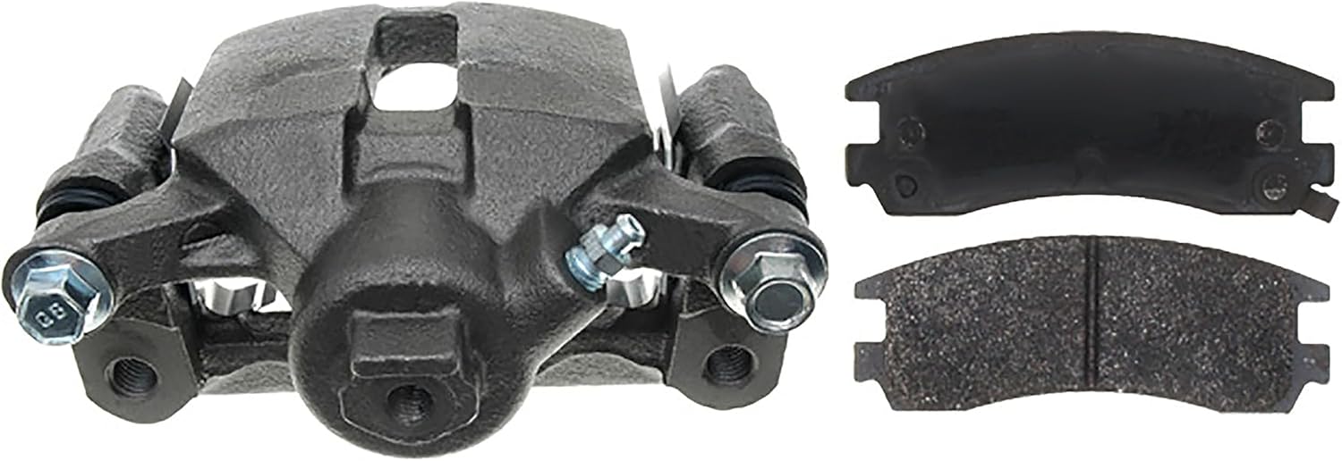 ACDelco Gold 18R1771PV (19322743) Rear Passenger Side Disc Brake Caliper Assembly with Semi-Metallic Pads (Loaded Police)