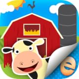 Autocollants D'Animaux Pour Les Enfants Activité Agricole Scène Constructeur