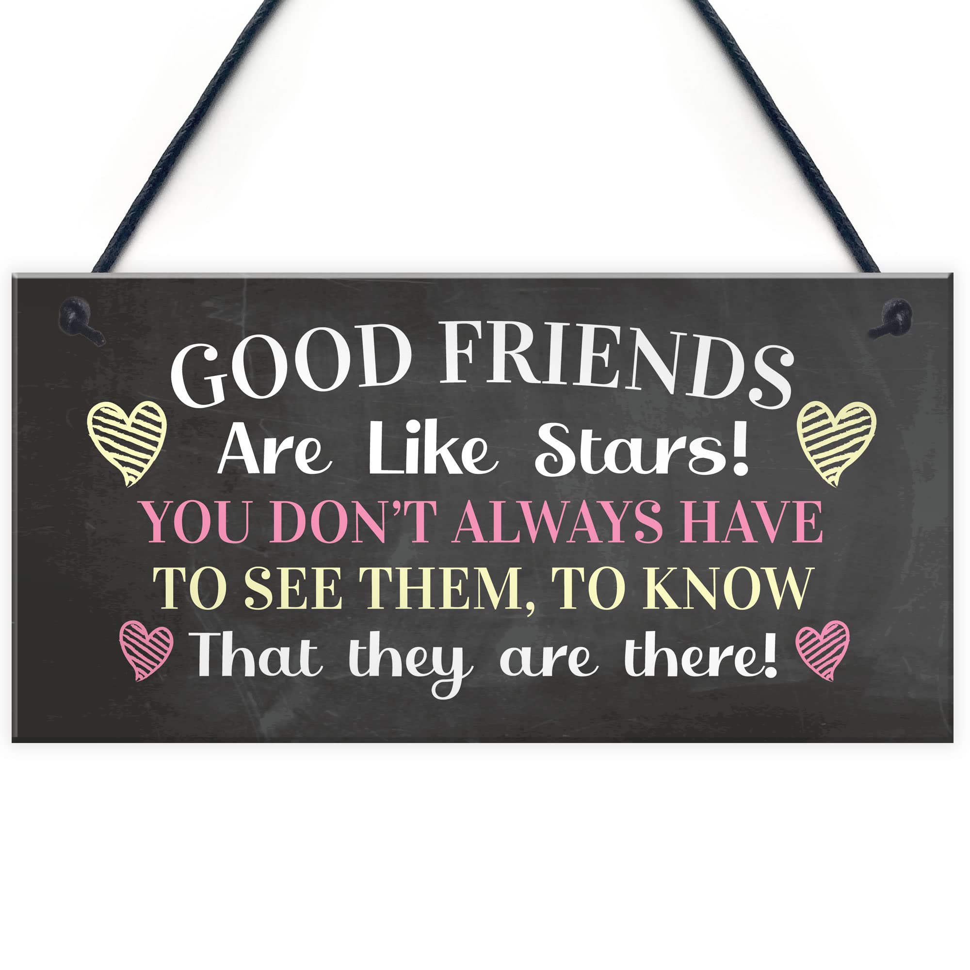 Red Ocean Best Friend Sign Friendship Gift Thank You Novelty Birthday Christmas Plaque Gift For Him Her