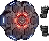 Ark miido Music Boxing Machine for Adults, Wall Mounted Smart Musical Boxing with Gloves, Workout Punching Machine for Home, Training Equipment(6 Targets) - 1