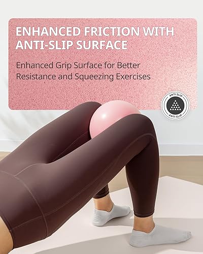 Miniatura 6 de Trideer Bola de pilates - 7-8 pulgadas con bomba, bola pequeña para yoga, barra, terapia física