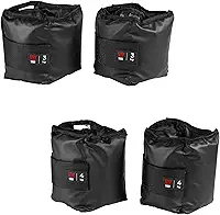 Kit Par Caneleiras Peso 3kg + 4kg Tornozeleira de Peso Treine em Casa Academia Pilates Fisioterapia Treino Funcional Crossfit