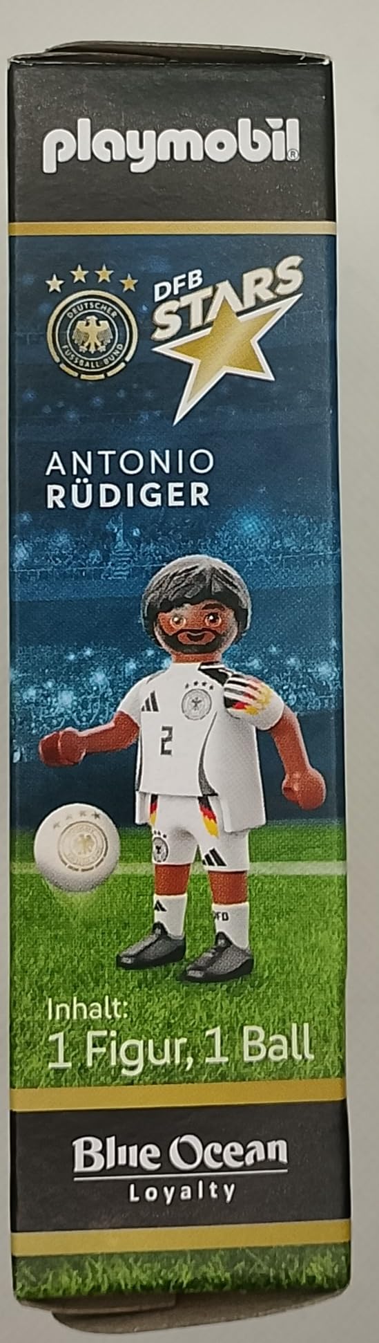 PLAYMOBIL DFB Stars Figurines de joueur au choix - Édition limitée pour l'Euro 2024 (71664 - Antonio Rüdiger)